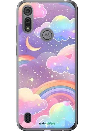 Чехол на motorola e6i облака и радуга моторола е6и