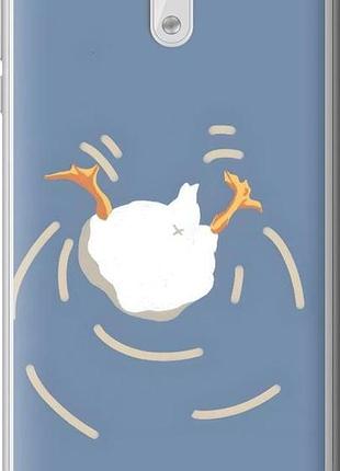 Чехол на nokia 3 смешная утка, гусь нокиа 3