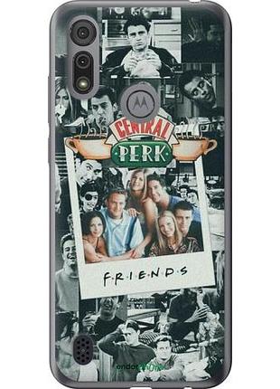 Чехол на motorola e6s друзья friends моторола е6с