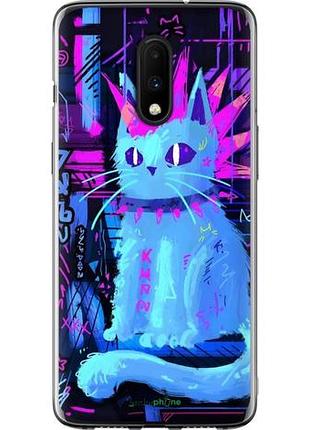 Чехол на oneplus 7 кот панк