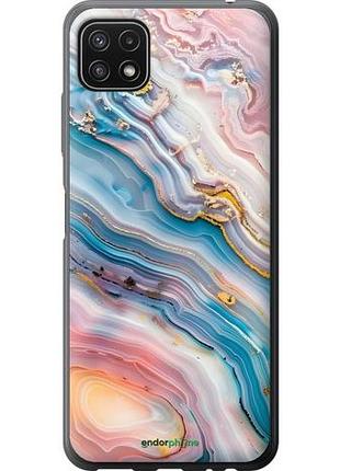 Чехол на samsung galaxy a22 5g a226b мрамор красивый самсунг а22 5г а226б