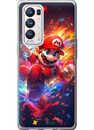 Чехол на oppo reno5 pro plus супер марио оппо рено5 про плюс