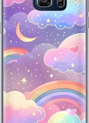 Чохол на samsung galaxy note 5 n920c хмари та веселка