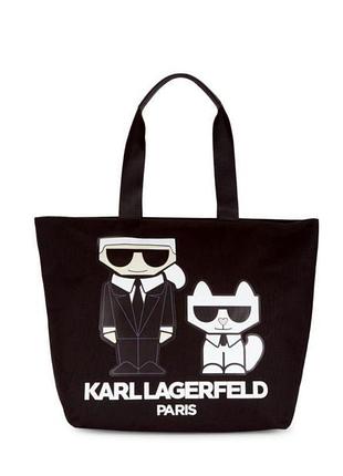 Сумка тоут шоппер оригінал karl lagerfeld