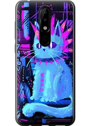 Чохол на nokia 5.1 plus кіт панк
