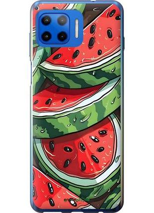Чехол на motorola moto g plus арбуз моторола мото г плюс