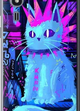 Чехол на samsung galaxy a2 core a260f кот панк самсунг а2 кор а260ф