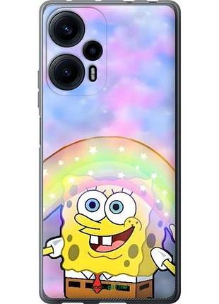 Чехол на xiaomi redmi note 12 turbo спанч боб, sponge bob сяоми редми ноут 12 тurbo