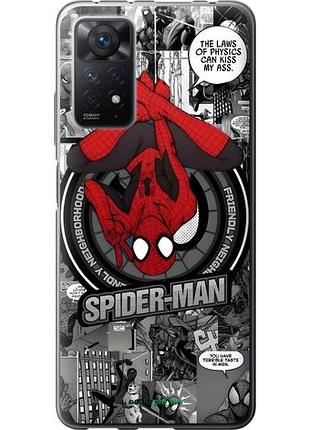 Чехол на xiaomi redmi note 11 pro человек паук, spiderman сяоми редми ноут 11 про
