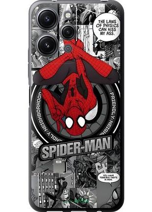 Чехол на xiaomi redmi 12 человек паук, spiderman сяоми редми 12