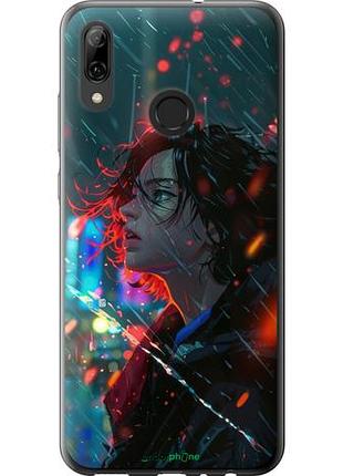 Чехол на huawei p smart 2019 ночные огни "6096u-1634-10746"