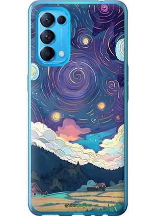 Чехол на oppo reno5 креатинвый арт оппо рено5
