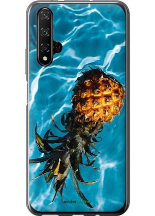 Чехол на huawei honor 20 ананас на воде "4384u-1697-10746"