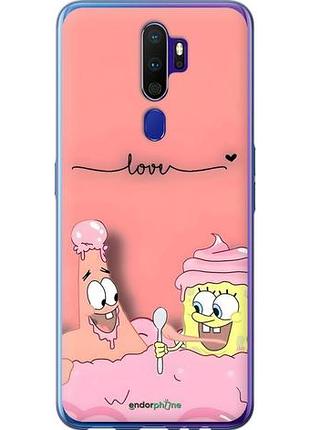 Чехол на oppo a9 2020 спанч боб, sponge bob оппо а9 2020