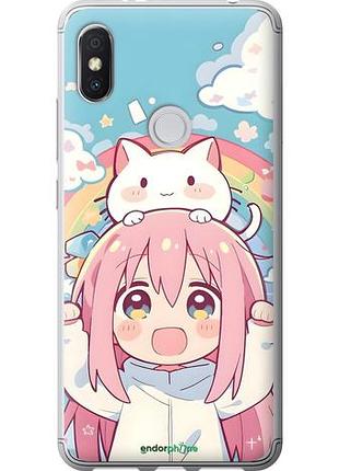 Чохол на xiaomi redmi s2 дівчинка аніме веселка
