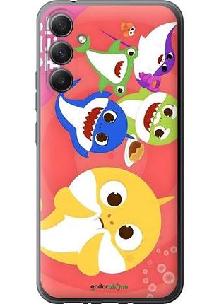 Чехол на samsung galaxy a34 a346e бейби шаркс самсунг а34 а346е