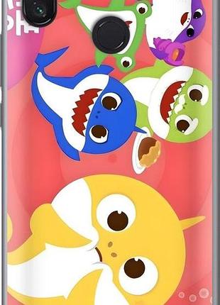 Чехол на xiaomi mi max 3 бейби шаркс сяоми ми макс 3