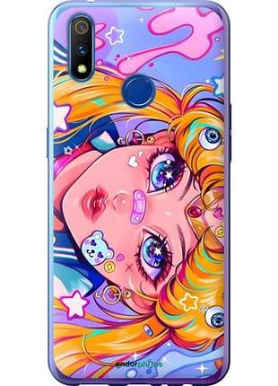 Чехол на realme 3 pro сейлор мун 4 риалми 3 про