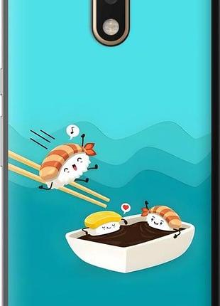 Чехол на motorola moto g4 plus суши