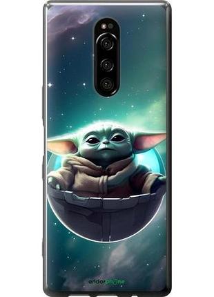 Чехол на sony xperia 1 j9110 малыш йода, грогу сони эксперия 1 й9110