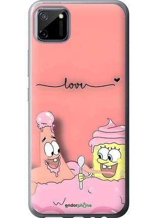 Чехол на realme c11 2020 спанч боб, sponge bob риалми с11 2020