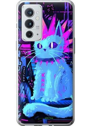 Чехол на oneplus 9rt кот панк