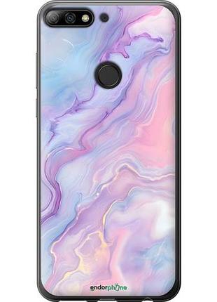 Чохол на huawei honor 7c pro ніжний мармур
