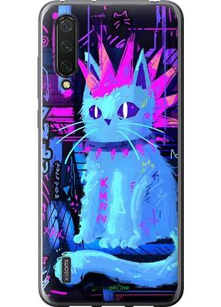 Чехол на xiaomi mi 9 lite кот панк сяоми ми 9 лайт