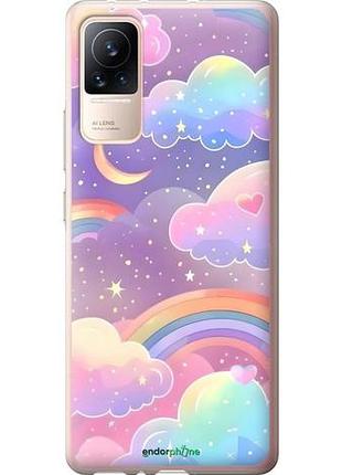 Чехол на xiaomi civi облака и радуга сяоми сиви
