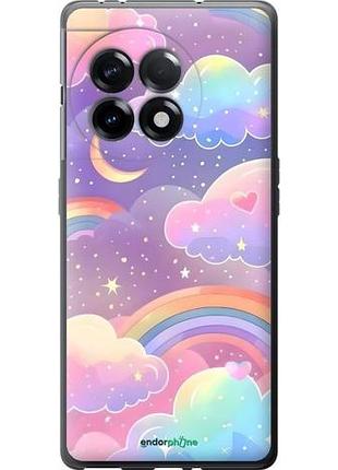 Чехол на oneplus 11r облака и радуга
