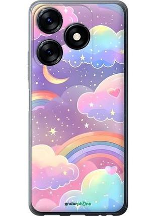 Чохол на tecno spark 10c хмари та веселка