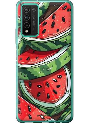 Чехол на huawei honor 10x lite арбуз хуавей хонор 10х лайт