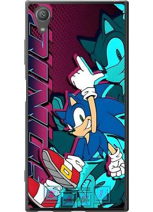 Чехол на sony xperia xa1 plus g3412 соник sonic сони эксперия ха1 плюс г3412