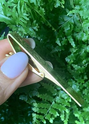 Винтажный зажим для галстука (tie clip)  британского бренда stratton