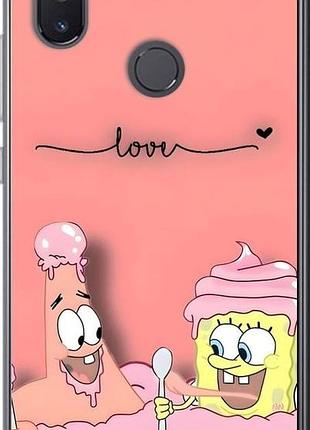 Чехол на xiaomi mi8 se спанч боб, sponge bob сяоми ми8 се