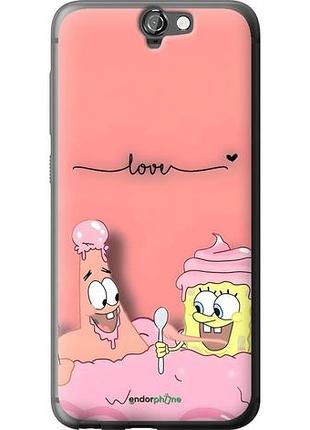 Чехол на htc one a9 спанч боб, sponge bob хтс ван а9