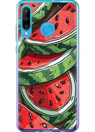 Чохол на huawei p30 lite кавун