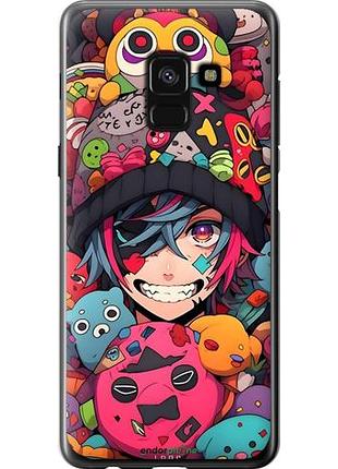 Чехол на samsung galaxy a8 2018 a530f аниме парень самсунг а8 2018 а530ф