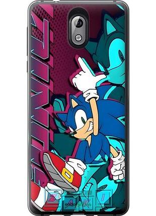 Чехол на nokia 3.1 соник