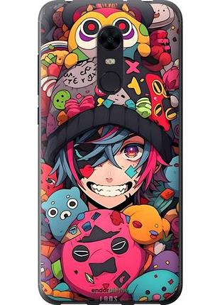 Чехол на xiaomi redmi 5 plus аниме парень сяоми редми 5 плюс
