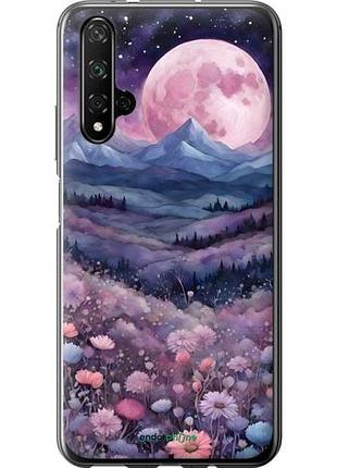 Чехол на huawei nova 5t ночь луна арт хуавей нова 5т