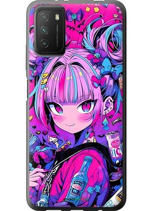 Чехол на xiaomi poco m3 аниме милаха сяоми поко м3