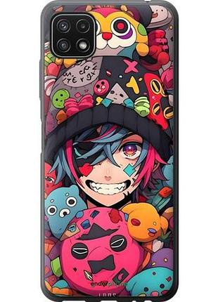 Чехол на samsung galaxy a22 5g a226b аниме парень самсунг а22 5г а226б