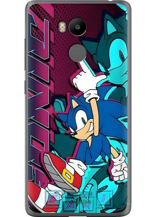 Чехол на xiaomi redmi 4 pro соник sonic сяоми редми 4 про