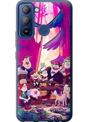 Чехол на tecno pop 5 lte bd4 гравити фолз текно поп 5 лте бд4