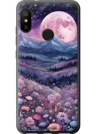 Чехол на xiaomi mi a2 lite ночь луна арт сяоми ми а2 лайт