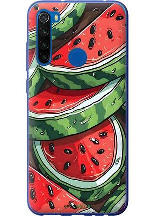 Чехол на xiaomi redmi note 8t арбуз