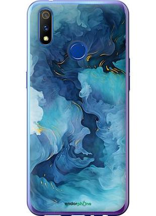 Чехол на realme x lite акварель риалми х лайт