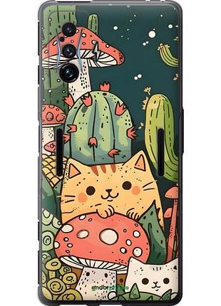 Чохол на xiaomi poco f4 gt коти гриби