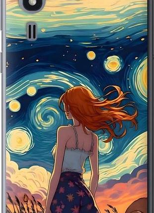 Чохол на samsung galaxy a2 core a260f дівчина арт